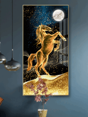 Golden Horse Painting